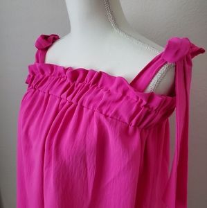 Entro NWOT Pink top w/adjustable straps